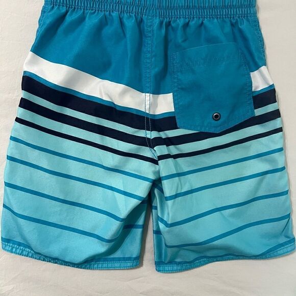 Old Navy Boys M/8 Swim Trunks Blue - Picture 3 of 3